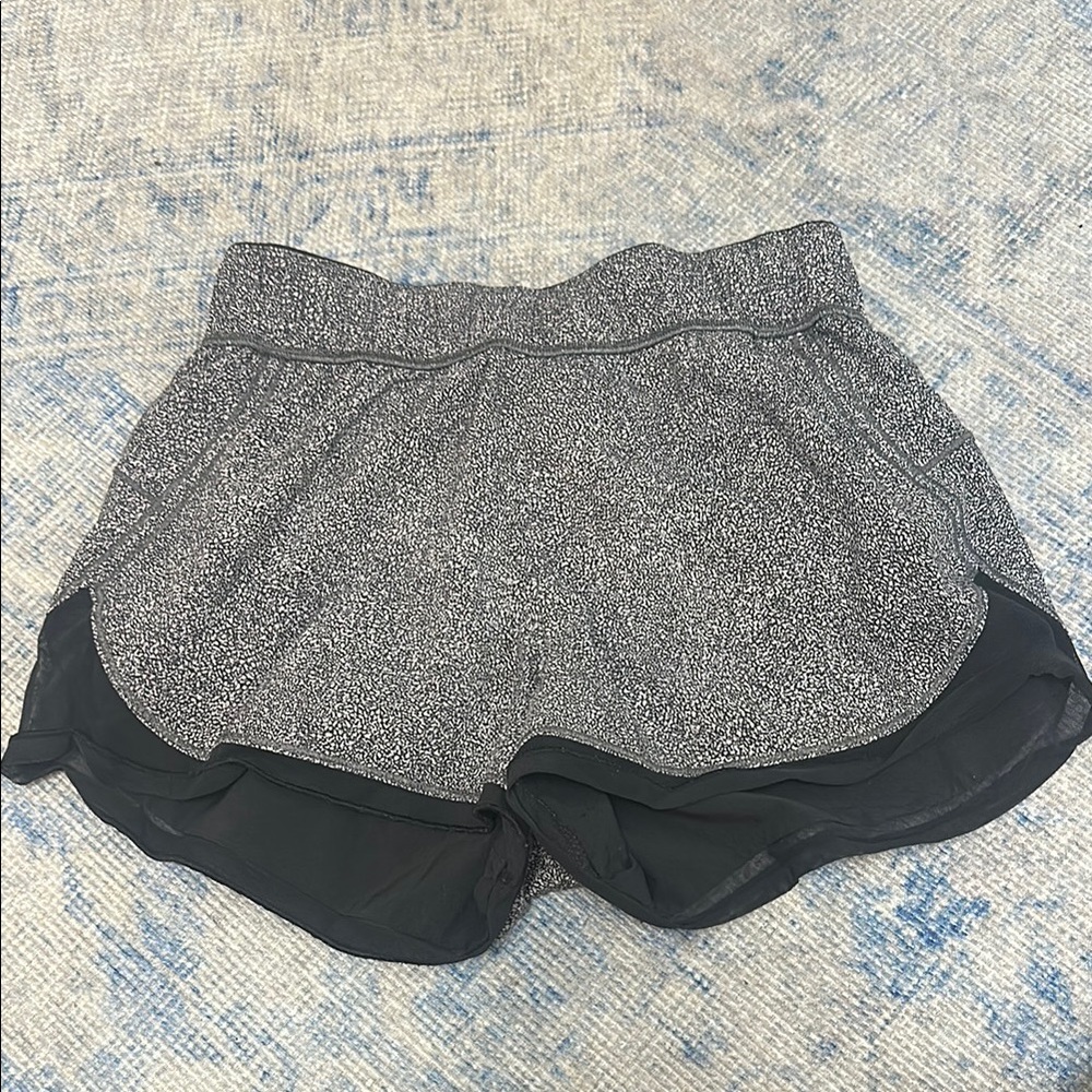 Lululemon Reversible Black and Gray Shorts
